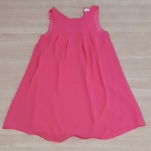 Hot / Neon Pink Strapless Dress